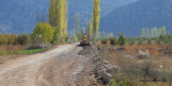 Elmalı Kuzuköy-İmircik Yolu Asfalta Hazırlanıyor