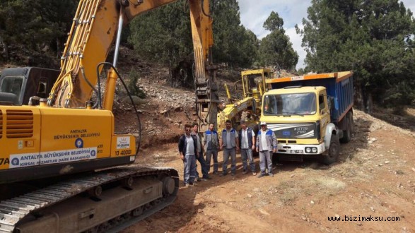 Elmalı Yayla Yolları Yenileniyor