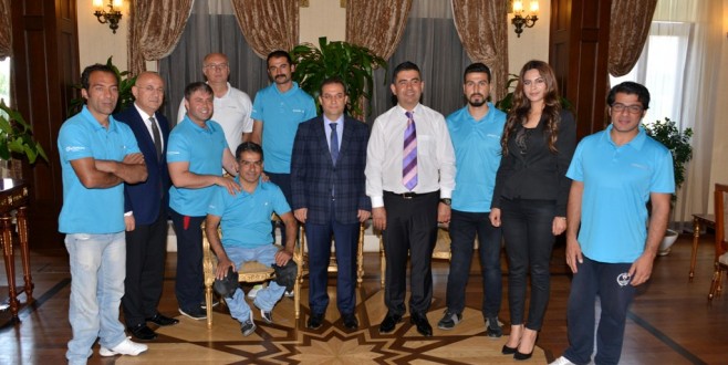 Engelli Şampiyon Sporculardan Vali Türker’e Ziyaret