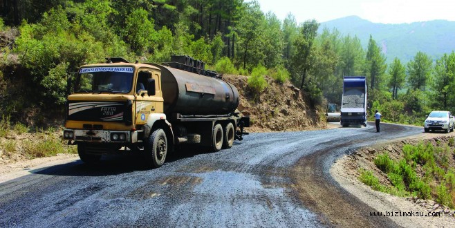  Gazipaşa Doğanca Yolu Asfaltlanıyor