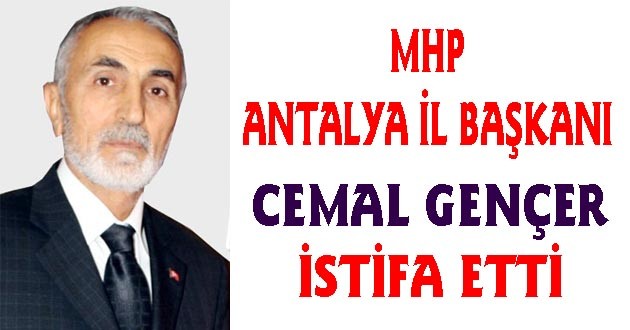GENÇER İSTİFA ETTİ