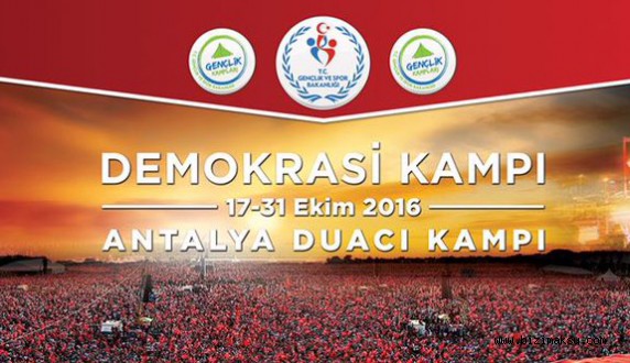 Gençler Demokrasi Kampı’nda Buluşacaklar