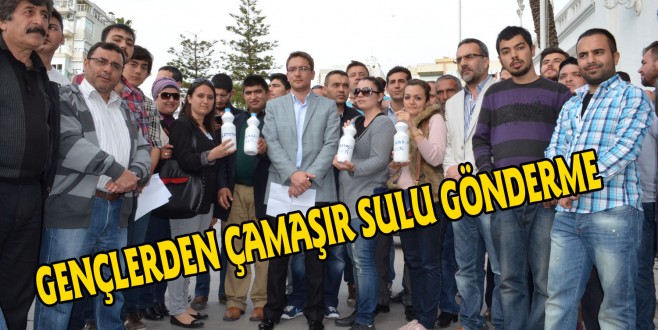 GENÇLERDEN ÇAMAŞIR SULU GÖNDERME