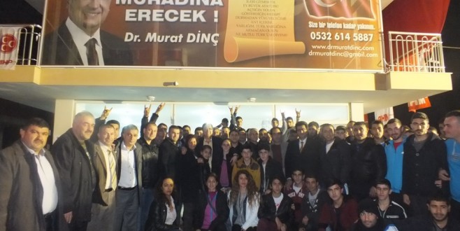 GENÇLERDEN MURAT DİNÇ’E TAM DESTEK