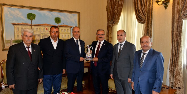 GENEL BAŞKAN ERGÜN ATALAY’DAN VALİ KARALOĞLU’NA ZİYARET