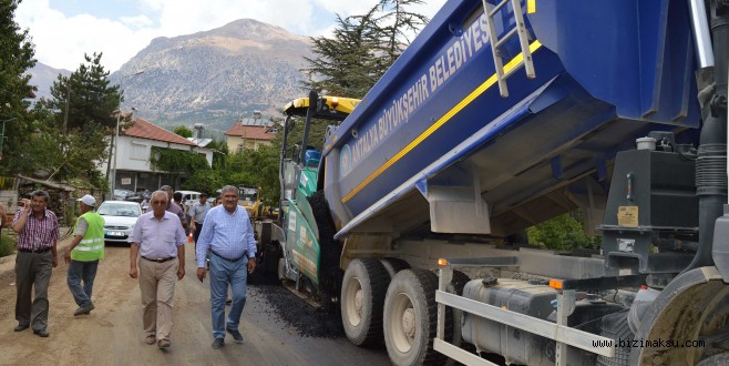 Gömbe’ye Sıcak Asfalt