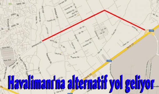 Havalimanı'na alternatif yol geliyor