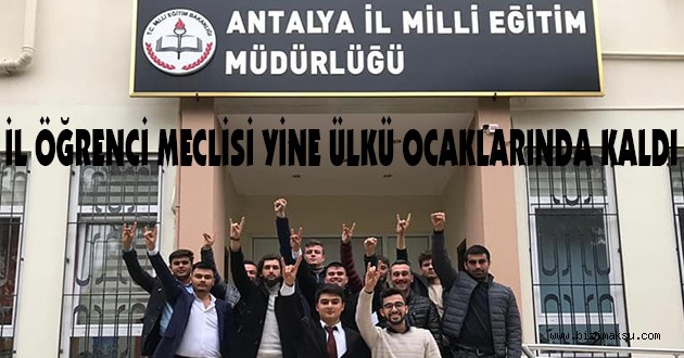 İL ÖĞRENCİ MECLİSİ YİNE ÜLKÜ OCAKLARINDA KALDI