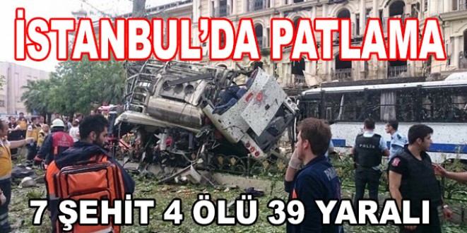 İSTANBUL'DA TERÖR SALDIRI