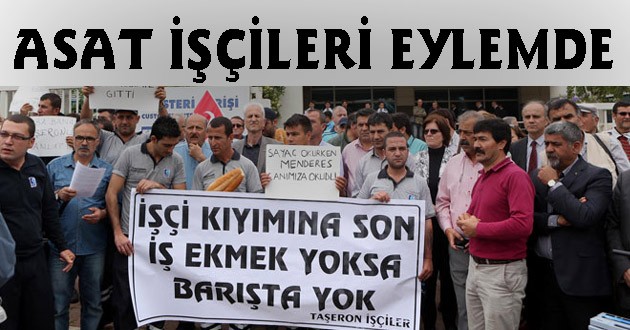 İşten atılan taşeron işçiler eylemde