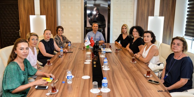 Kadın girişimcilerden Başkan Uysal’a ziyaret