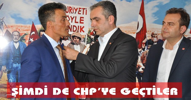 KAPLAN VE EKİBİ ŞİMDİ DE CHP'YE KATILDILAR