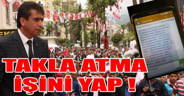 KAYA,“TAKLA ATMA, İŞİNİ YAP”