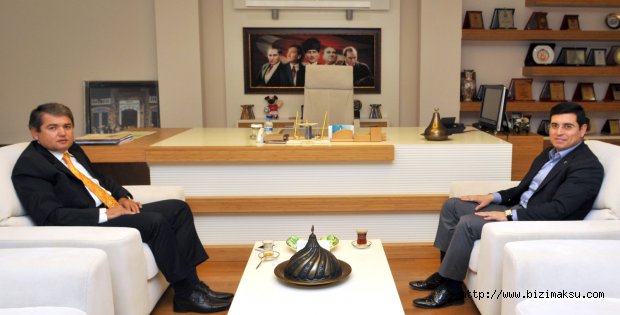 Kaymakam Tuncer’den Tütüncü’ye iade-i ziyaret