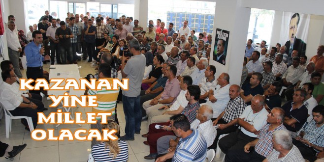 “Kazanan yine millet olacak”