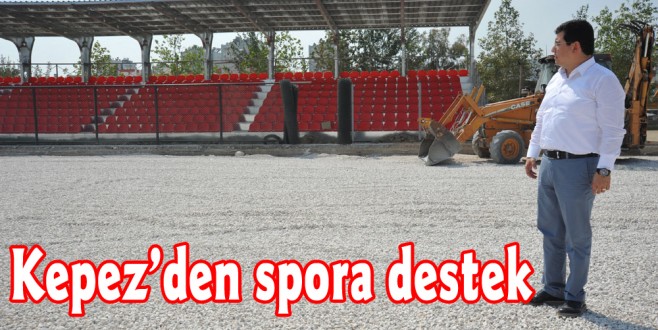 Kepez’den spora destek