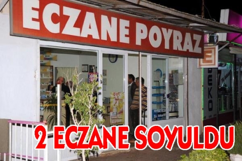 Kepezde 2 Eczane Soyuldu