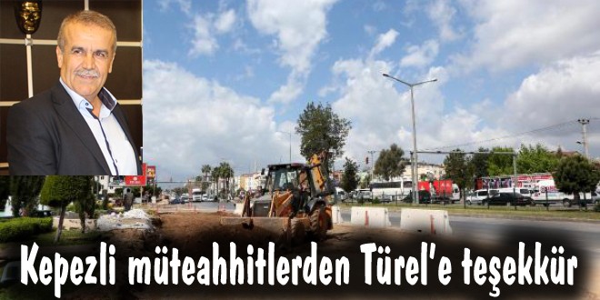 Kepezli müteahhitlerden Türel’e teşekkür