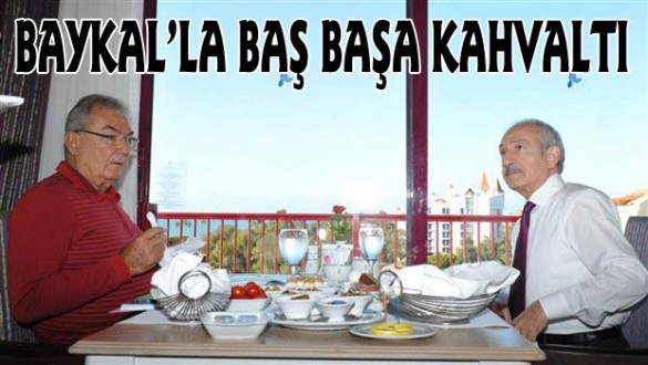 Kılıçdaroğlu, Baykal'la Baş Başa Kahvaltı Yaptı