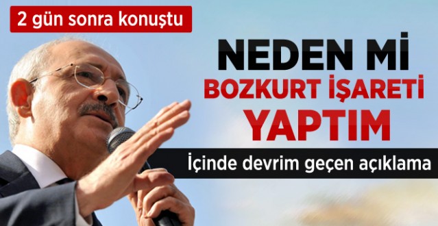 Kılıçdaroğlu'ndan 'Bozkurt Selamı' Açıklaması