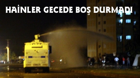 Kobani'ye Destek Eylemi Gece Devam Etti