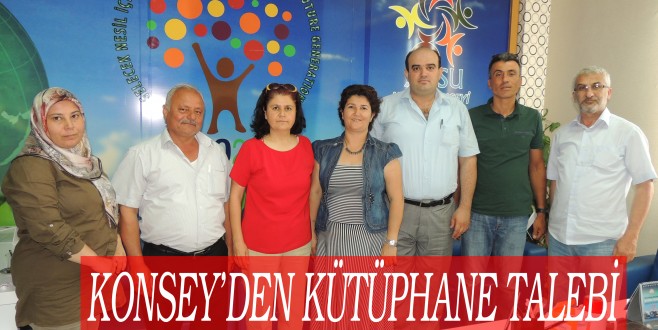 KONSEY’DEN KÜTÜPHANE TALEBİ