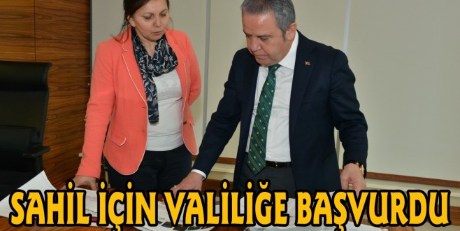 KONYAALTI SAHİLİ İÇİN VALİLİĞE BAŞVURU