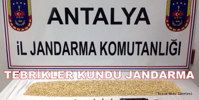 KUNDU JANDARMADAN UYUŞTURUCUYA GEÇİT YOK