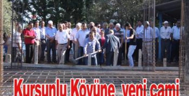 Kurşunlu Köyüne "Yeni Cami"nin temeli törenle atıldı