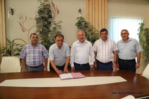 MACUN MAHALLESİ KAPALI PAZAR YERİ PROTOKOLÜ İMZALANDI
