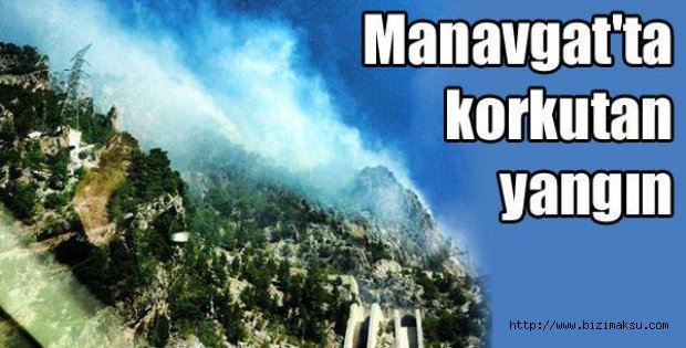 Manavgatta korkutan yangın