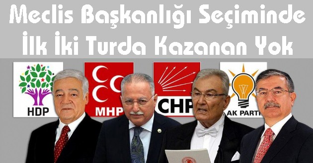 Meclis Başkanlığı Seçiminde İlk İki Turda Kazanan Yok