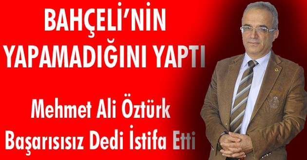 MHP'DEN SEÇİM İSTİFASI !