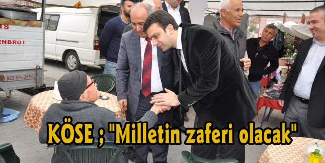 "Milletin zaferi olacak"
