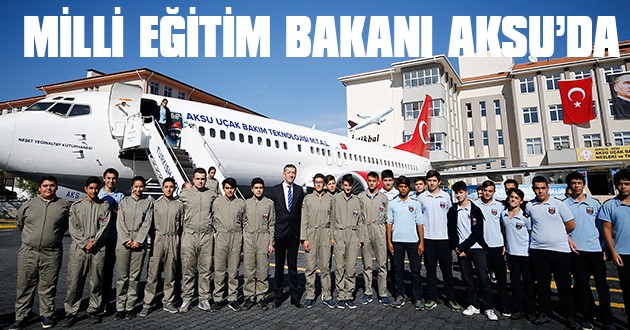 MİLLİ EĞİTİM BAKANI AKSU’DA