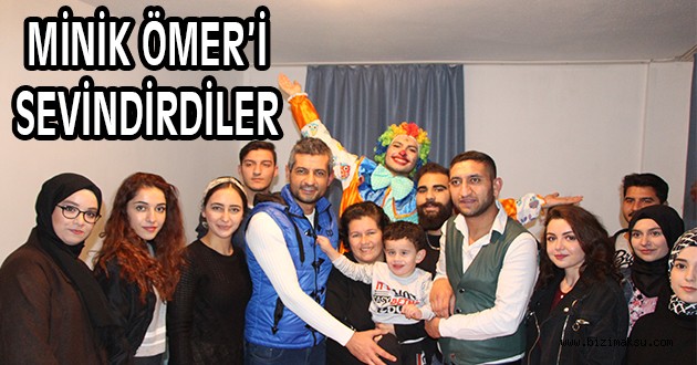 MİNİK ÖMER'İ SEVİNDİRDİLER