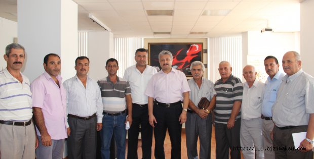 MUHTARLARDAN KAYMAKAM ÖZGÜR’E ZİYARET