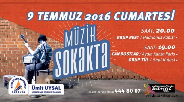 MURATPAŞA SOKAKLARINDA MÜZİK VAR