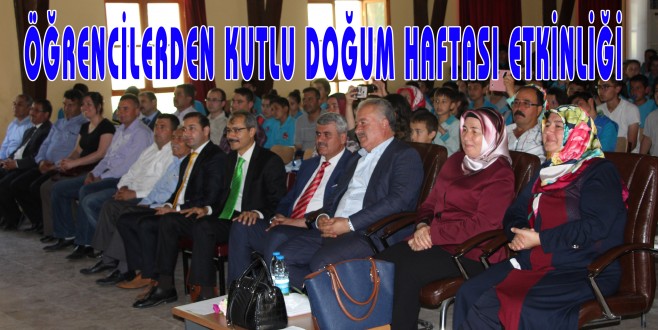 ÖĞRENCİLERDEN KUTLU DOĞUM HAFTASI ETKİNLİĞİ