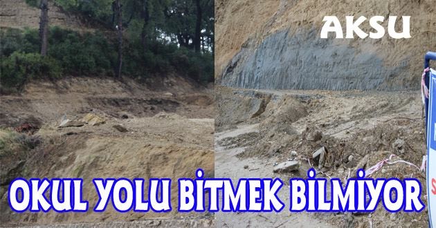 OKUL YOLU BİTMEK BİLMEDİ