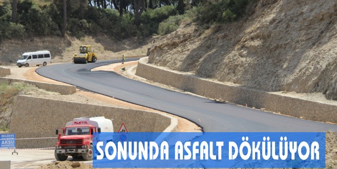 OKULLAR YOLU SONUNDA ASFALTLANIYOR