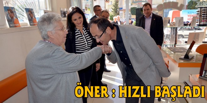 ÖNER, VATANDAŞLARLA BULUŞMAYA DEVAM EDİYOR