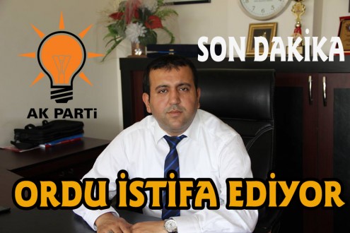 ORDU,İSTİFA EDİYOR