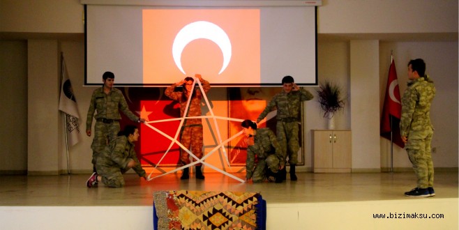 Özel öğrenciler Çanakkale Destanı’nı canlandırdı