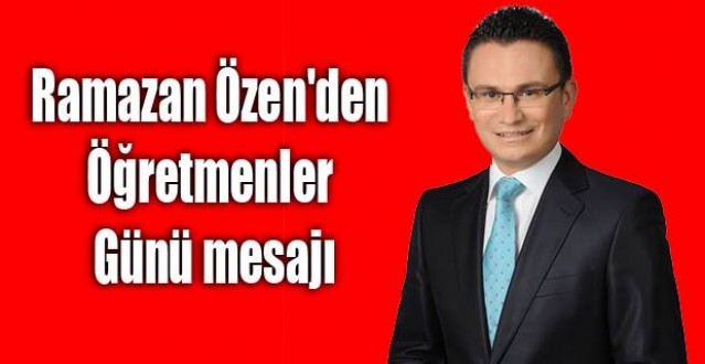 ÖZEN,ÖĞRETMENLER GÜNÜNÜ KUTLADI