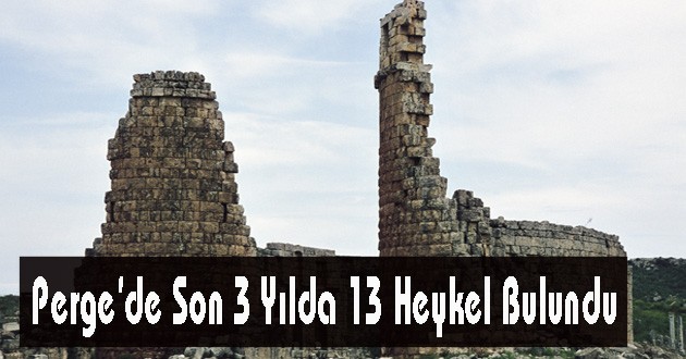 Perge'de Son 3 Yılda 13 Heykel Bulundu