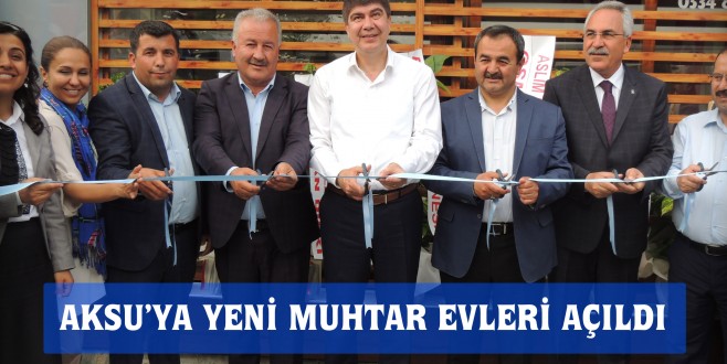 PINARLI VE ÇALKAYA'YA YENİ MUHTAR EVİ