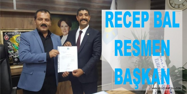 RECEP BAL RESMEN İLÇE BAŞKANI