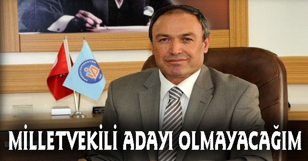 Rektör Kurtcephe: Milletvekili Adayı Olmayacağım