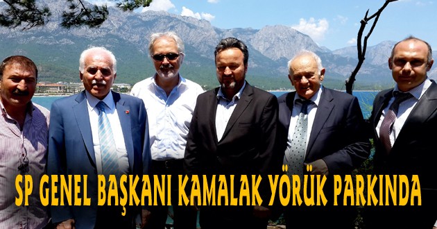 SAADET PARTİSİ GENEL BAŞKANI KAMALAK YÖRÜK PARKINDA